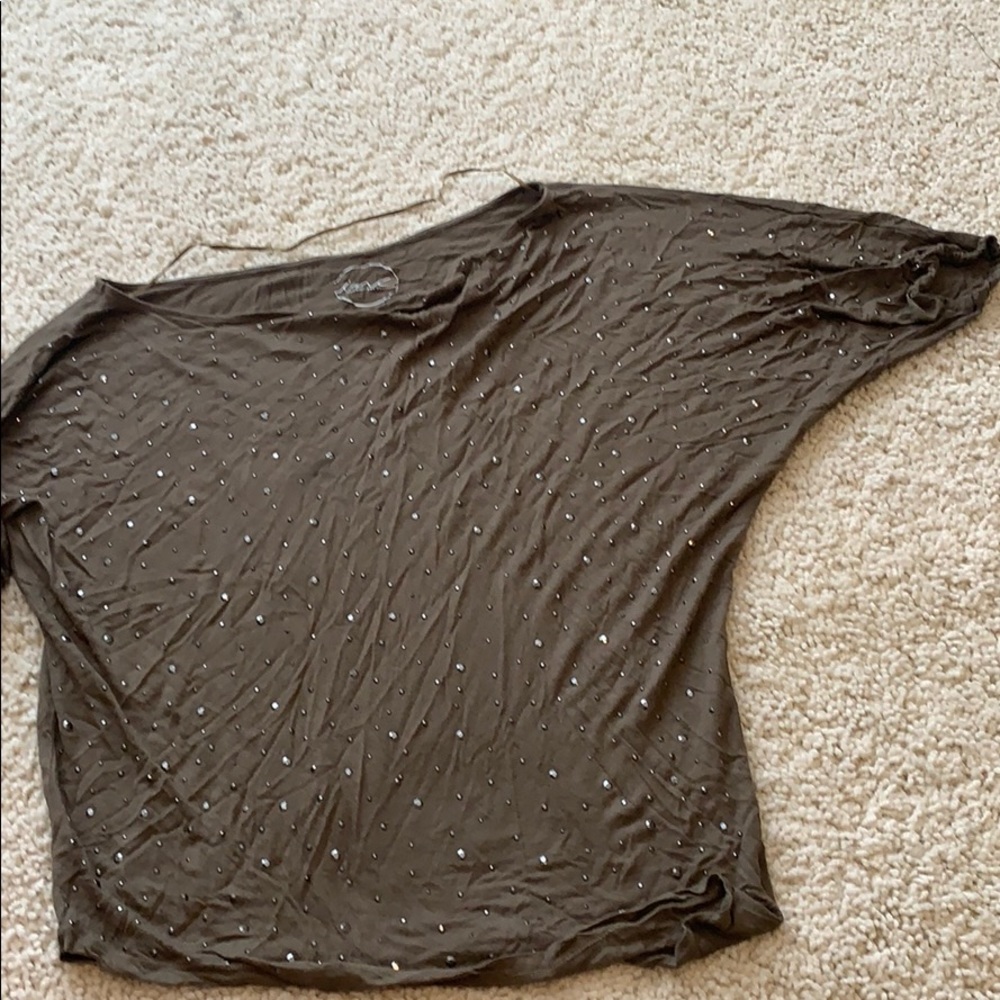 Off the shoulder INC shirt